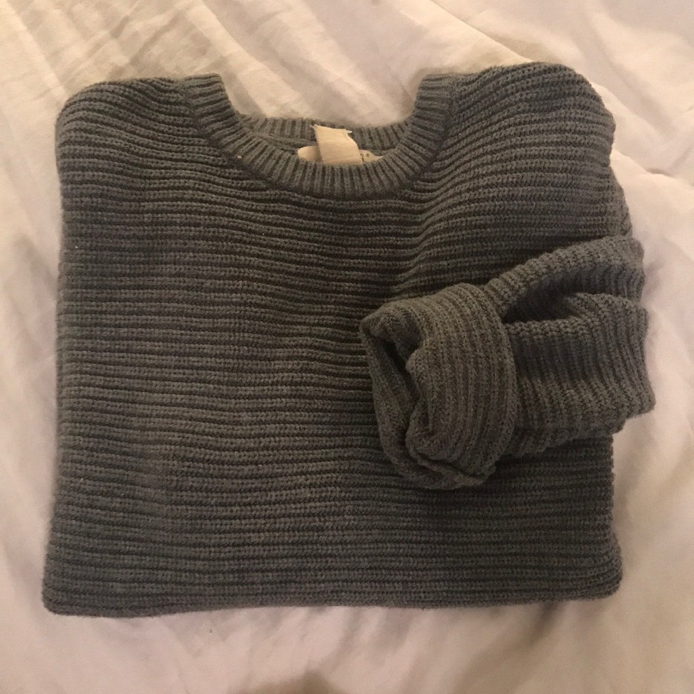 Grey Boyfriend Sweater
